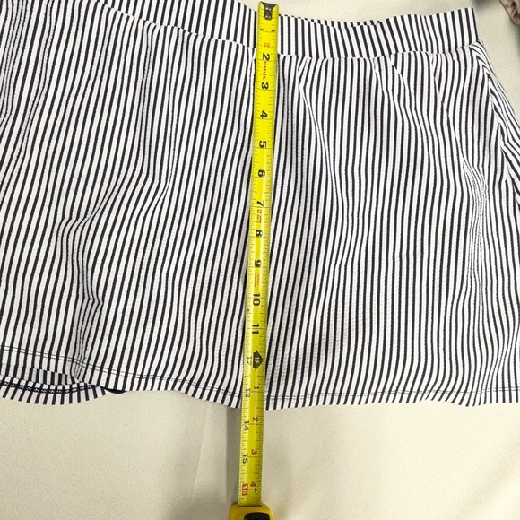 Cacique Navy and White Striped two piece bathing suit size 22 - Picture 6 of 11